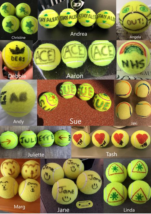 The tennis ball challenge!