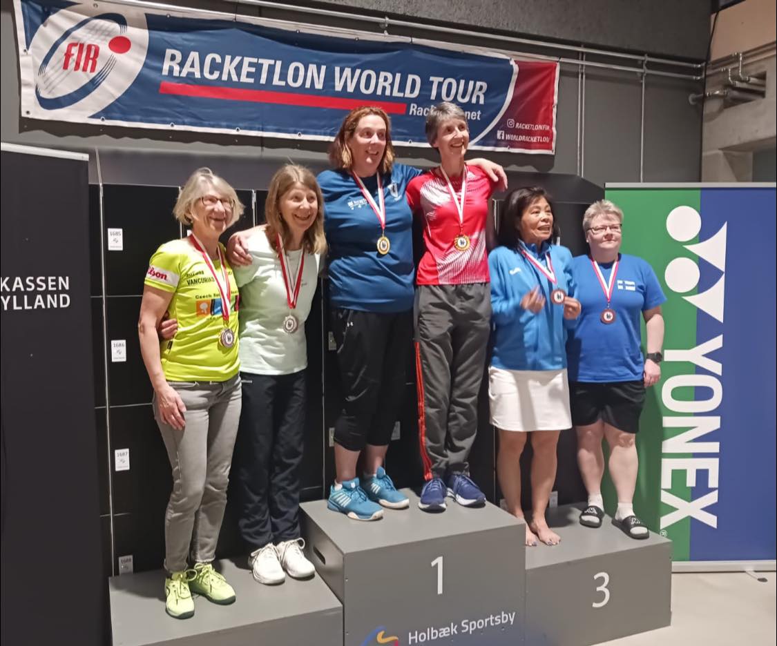 Another racketlon world title for Sarah!